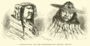 Une belle-mère et sa belle-fille, Indiens Quichua - Edouard Riou